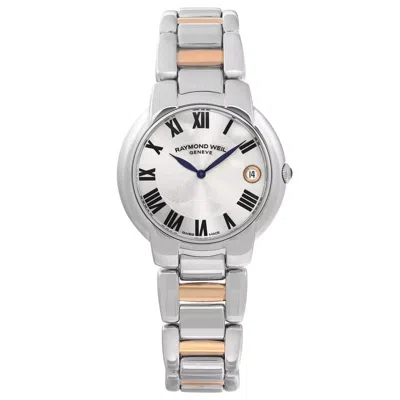 Pre-owned Raymond Weil Jasmine 35mm Silver Dial Women's Quartz Watch 5235-s5-01659 -