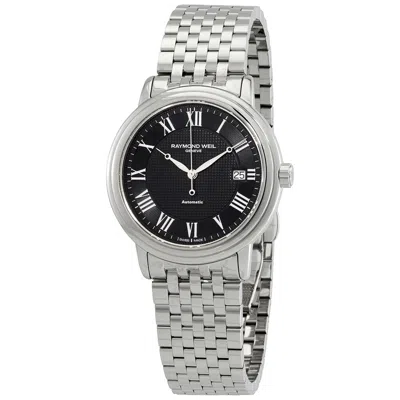 Raymond Weil Maestro Automatic Black Dial Men's Watch 2837-st-00208 In Metallic