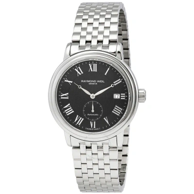 Raymond Weil Maestro Automatic Black Dial Men's Watch 2838-st-00208 In Metallic