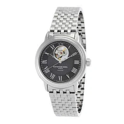 Pre-owned Raymond Weil Maestro Automatic Grey Dial Men's Watch 2827-st-00608