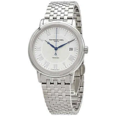 Pre-owned Raymond Weil Maestro Automatic Silver Dial Men's Watch 2837-st-00308