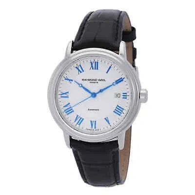 Pre-owned Raymond Weil Maestro Automatic Silver Dial Men's Watch 2837-stc-00658