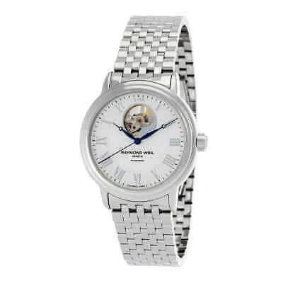 Pre-owned Raymond Weil Maestro Automatic White Dial Men's Watch 2827-st-00308