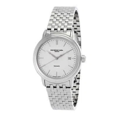 Pre-owned Raymond Weil Maestro Automatic White Dial Men's Watch 2837-st-30001