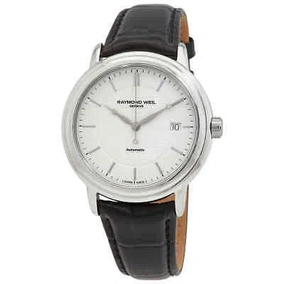 Pre-owned Raymond Weil Maestro Automatic White Dial Men's Watch 2837-stc-30001