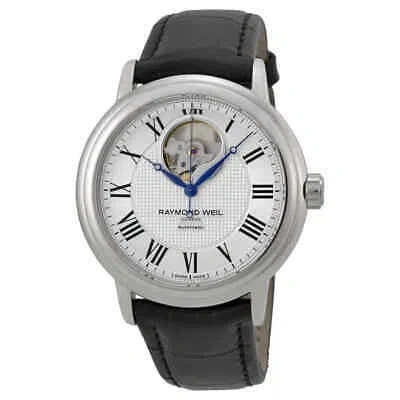Pre-owned Raymond Weil Maestro Silver Dial Men's Watch 2827-stc-00659