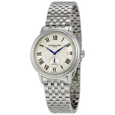 Pre-owned Raymond Weil Maestro Silver Dial Stainless Steel Automatic Men's Watch
