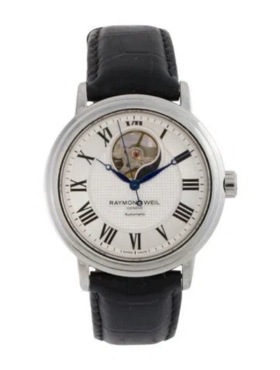 Pre-owned Raymond Weil Maestro Watch In Multi