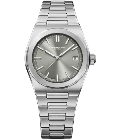 Raymond Weil Men's Silver-tone Stainless Steel Watch 38mm