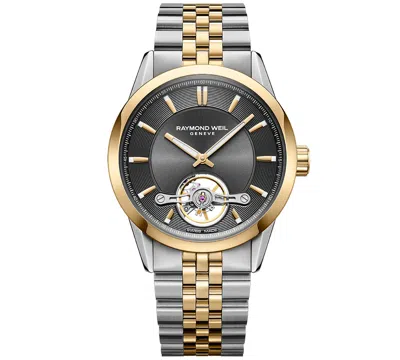 Raymond Weil Men's Swiss Automatic Freelancer Two-tone Stainless Steel Bracelet Watch 43mm