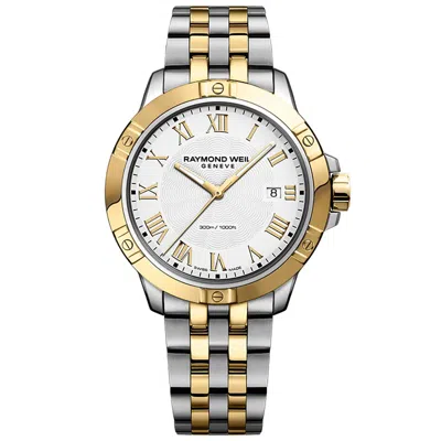 RAYMOND WEIL MEN'S TANGO WHITE DIAL WATCH