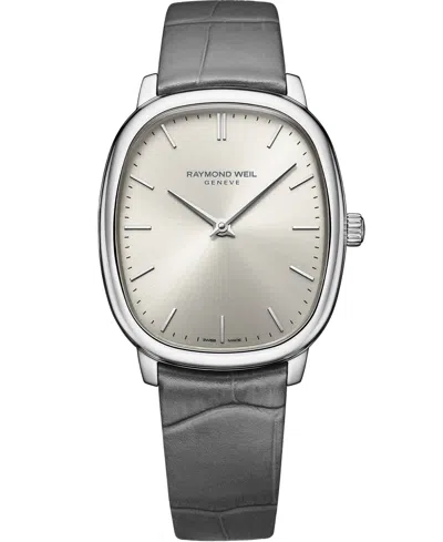 Raymond Weil Men's Toccata Silver Stainless Steel Watch, 33mm X 38mm