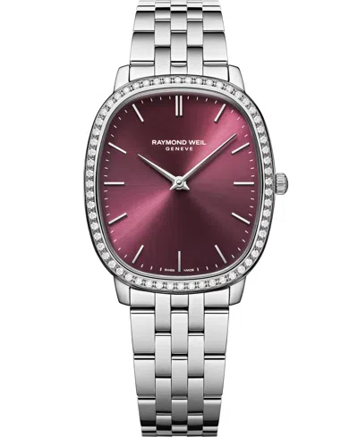 Raymond Weil Men's Toccata Stainless Steel Bracelet Watch, 32x36mm In Metallic