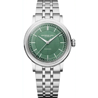 Raymond Weil Millesime Automatic Green Dial Stainless Steel Men's Watch 2125-st-52011