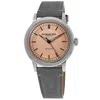 Raymond Weil Millesime Automatic Salmon Dial Leather Strap Men's Watch 2925-stc-80001 In Multi