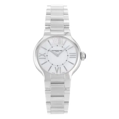 Pre-owned Raymond Weil Noemia 5932-st-00917 Stainless Steel Quartz Ladies Watch In Multi