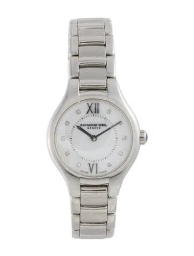 Pre-owned Raymond Weil Noemia Watch, 24mm In Multicolor
