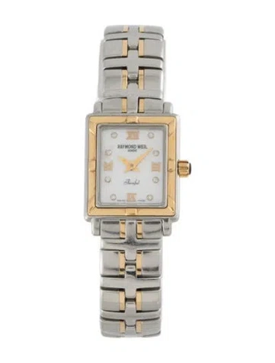 Pre-owned Raymond Weil Parsifal Watch, 19mm In Multicolor