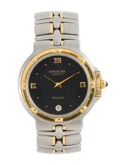 Pre-owned Raymond Weil Parsifal Watch, 34mm In Multicolor