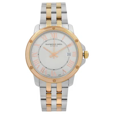Pre-owned Raymond Weil Tango Caribbean Exclusive Steel Quartz Mens Watch 5591-sb5-carab In Multi