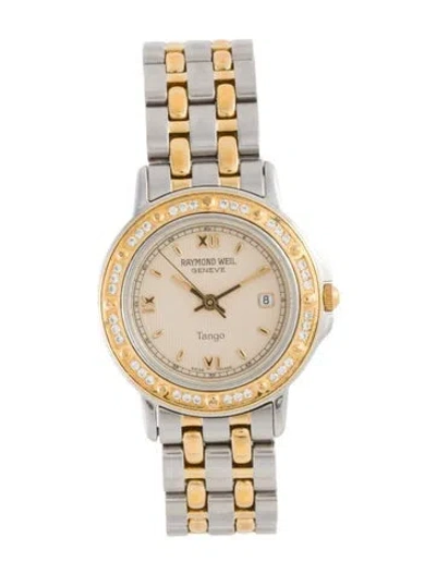 Pre-owned Raymond Weil Tango Diamond Watch, 27mm In Multi