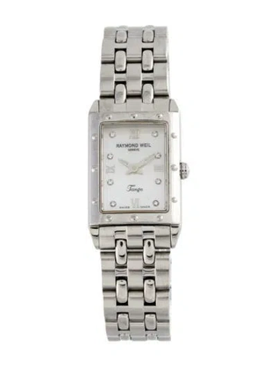Pre-owned Raymond Weil Tango Watch, 19mm In Multicolor