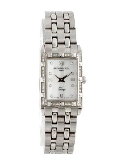 Pre-owned Raymond Weil Tango Watch, 19mm In Multicolor
