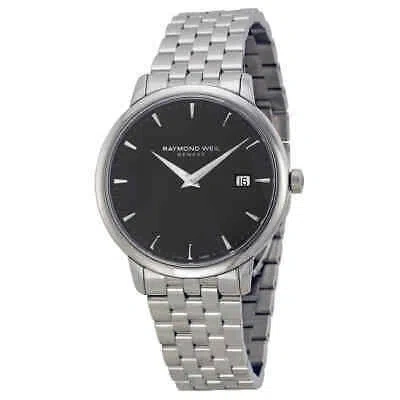 Pre-owned Raymond Weil Toccata Black Dial Men's Watch Rw-5488-st-20001