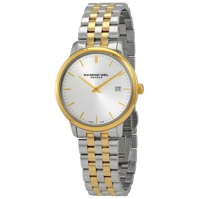 Raymond Weil Toccata Classic Quartz Silver Dial Men's Watch 5485-stp-65001 In Gold / Gold Tone / Silver / Yellow