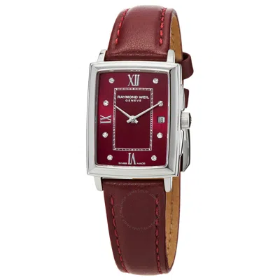 Raymond Weil Toccata Quartz Ladies Watch 5925-stc-00451 In Red