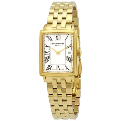 Raymond Weil Toccata Quartz White Dial Ladies Watch 5925-p-00300 In Gold