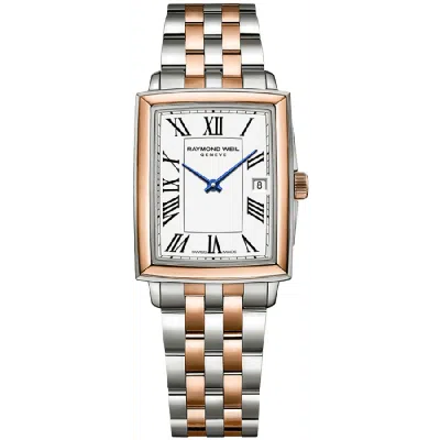 Raymond Weil Toccata Quartz White Dial Two-tone Steel Women's Watch 5925-sp5-00300