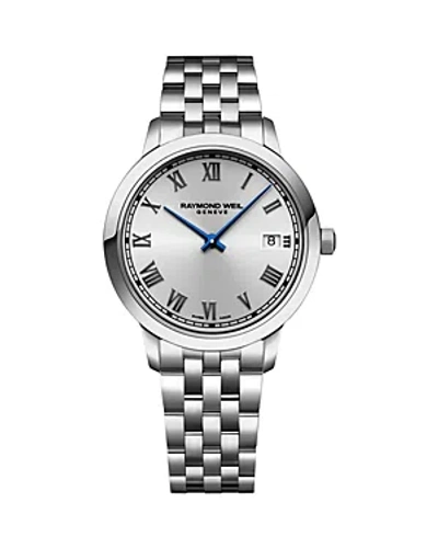 Raymond Weil Women's Swiss Toccata Stainless Steel Bracelet Watch 34mm In Silver