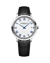 Raymond Weil Men's Toccata Stainless Steel & Alligator-effect Leather Quartz Watch In White/black