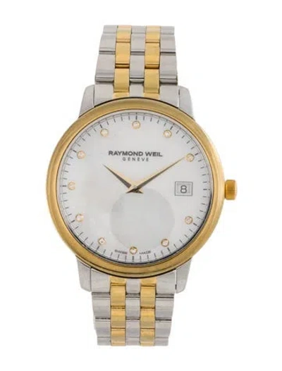 Pre-owned Raymond Weil Tradition Watch, 34mm In Multi