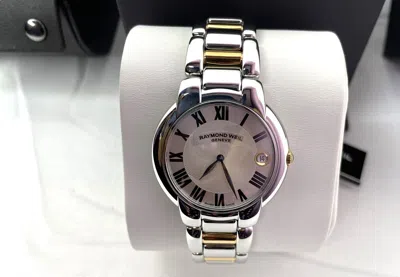 Pre-owned Raymond Weil Women's Jasmine Silver Dial Quartz Watch 5235-s5-01659-msrp $499.99