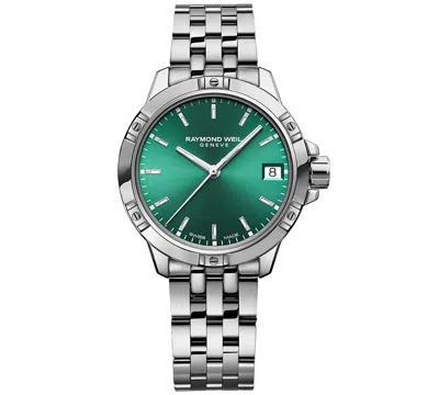 Raymond Weil Women's Swiss Tango Quartz Stainless Steel Bracelet Watch 30mm In Metallic