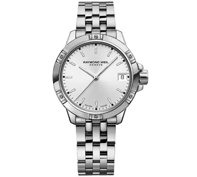 RAYMOND WEIL WOMEN'S SWISS TANGO QUARTZ STAINLESS STEEL BRACELET WATCH 30MM