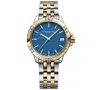 Raymond Weil Women's Swiss Tango Quartz Two-tone Stainless Steel Bracelet Watch 30mm In Blue