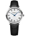 Raymond Weil Women's Swiss Toccata Black Leather Strap Watch 39mm In No Color