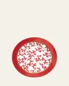 Raynaud Coral Cristobal Bread And Butter Plate In Red