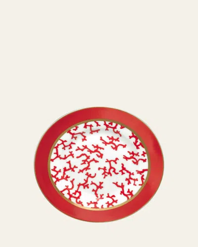 Raynaud Coral Cristobal Bread And Butter Plate In Red