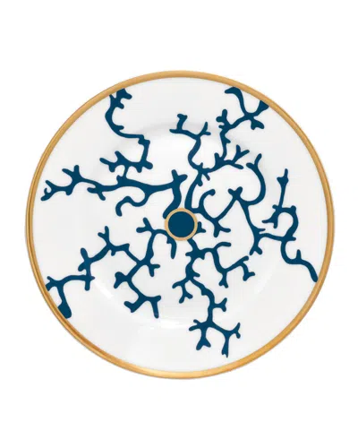 Raynaud Cristobal Marine Salad/dessert Plate In Blue Multi