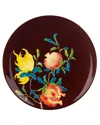 RAYNAUD HARMONIA BROWN DESSERT PLATE