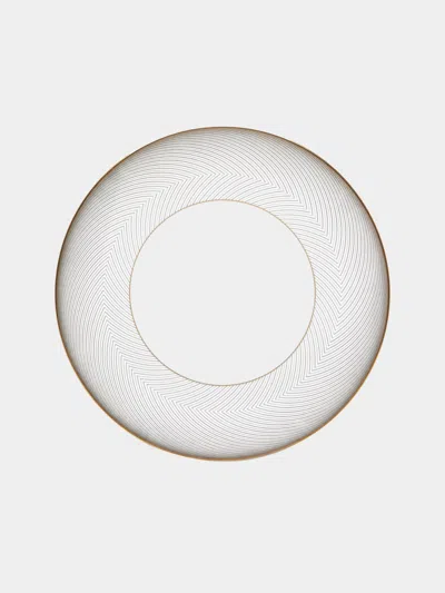 Raynaud Oskar Porcelain Dinner Plate  Abask Luxury Gift In White