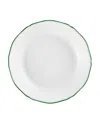 Raynaud Touraine Double Filet Green Coupe Soup Bowl