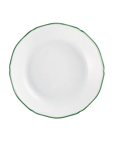 RAYNAUD TOURAINE DOUBLE FILET GREEN COUPE SOUP BOWL,PROD226240059