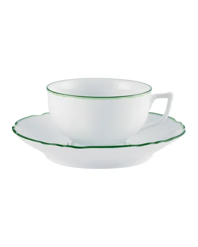 Raynaud Touraine Double Filet Green Tea Saucer