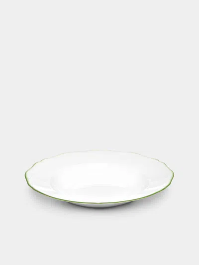 Raynaud Touraine Hand-painted Porcelain Deep Plate (9in/23cm) In White