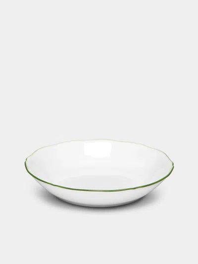 Raynaud Touraine Hand-painted Porcelain Soup Plate (7.5in/19cm) In Multi